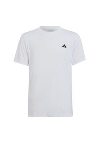 Adidas - Club Tennis Tee. Kolor: biały. Materiał: materiał. Sport: tenis