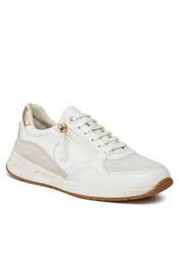 Geox Sneakersy D Bulmya D36NQB 05422 C1002 Biały. Kolor: biały. Materiał: skóra