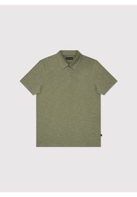 Pako Lorente - PAKO LORENTE – Zielone bawełniane polo. Typ kołnierza: polo. Kolor: zielony, niebieski. Materiał: bawełna #8