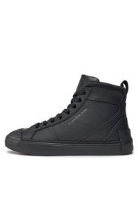 Calvin Klein Jeans Sneakersy Vulcanized Mid Laceup Mix In Uc YM0YM00900 Czarny. Kolor: czarny #4