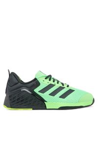 Adidas - adidas Buty na siłownię Dropset 3 strength training JR1668 Zielony. Kolor: zielony. Materiał: materiał. Sport: fitness