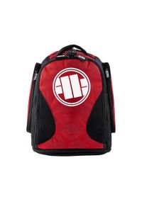 PITBULL WEST COAST - Plecak Treningowy Średni Logo Czerwony. Kolor: czerwony