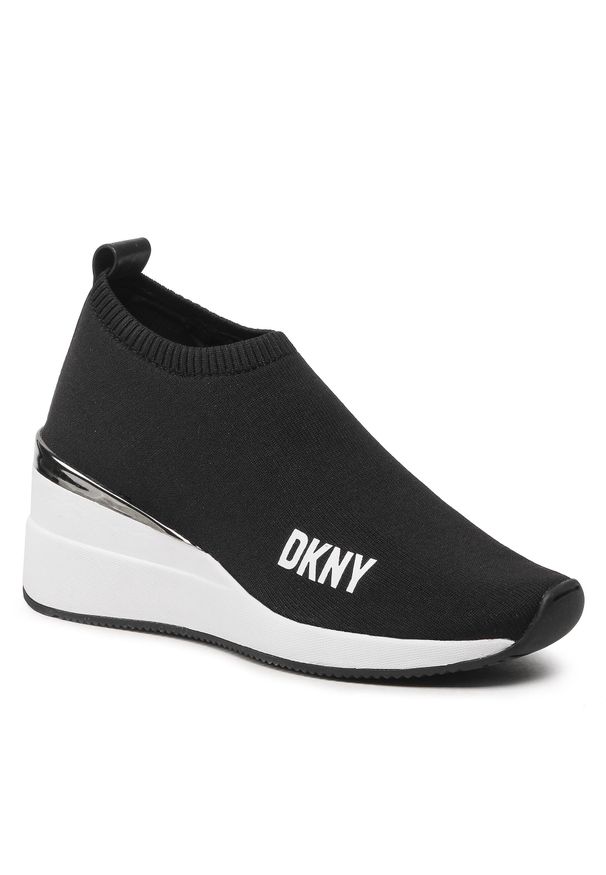 Sneakersy DKNY Parks K2305973 Black BLK. Kolor: czarny. Materiał: materiał