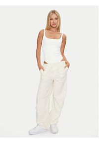 Reebok Body Bodysuit 100200750 Biały Slim Fit. Kolor: biały. Materiał: syntetyk #4