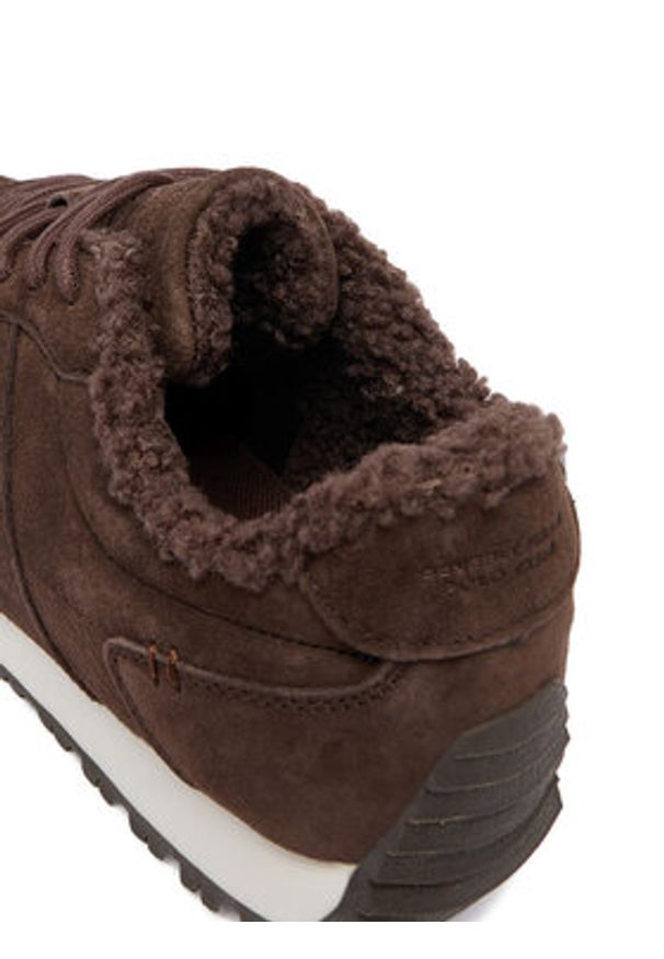 Beverly Hills Polo Club Sneakersy EO-V12-1187 Brązowy. Kolor: brązowy. Materiał: zamsz, skóra