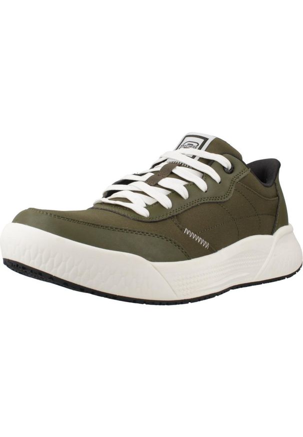 skechers - Buty SKECHERS CYRUS SLIP-INS Zielony. Kolor: zielony. Materiał: syntetyk, tkanina
