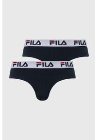 Fila slipy 2-pack męskie kolor granatowy. Kolor: niebieski