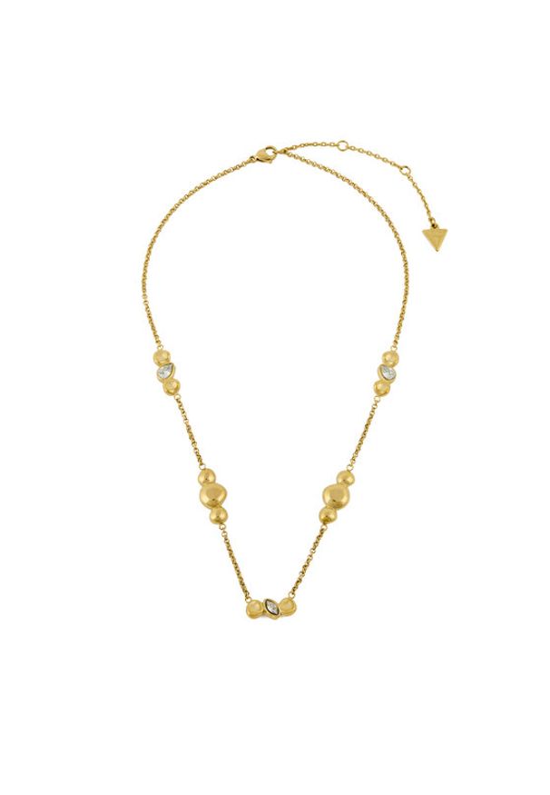 Guess Naszyjnik JUBN05 182JW Złoty. Materiał: metalowe. Kolor: złoty