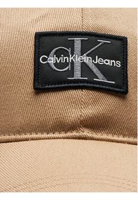 Calvin Klein Czapka z daszkiem Mono Logo Patch K50K512453 Beżowy. Kolor: beżowy. Materiał: poliester, materiał #3