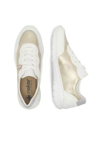 Rieker Półbuty L3201-80 Biały. Kolor: biały. Materiał: syntetyk #2