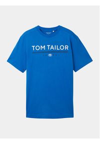 Tom Tailor T-Shirt 1040988 Niebieski Regular Fit. Kolor: niebieski. Materiał: bawełna #4