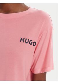 Hugo - HUGO T-Shirt Unite 50490707 Czerwony Relaxed Fit. Kolor: różowy. Materiał: wiskoza #2
