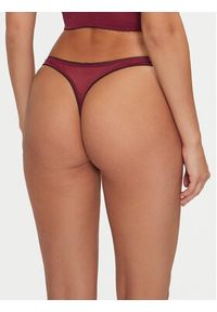 Gossard Stringi Superboost 7716 Fioletowy. Kolor: fioletowy. Materiał: syntetyk