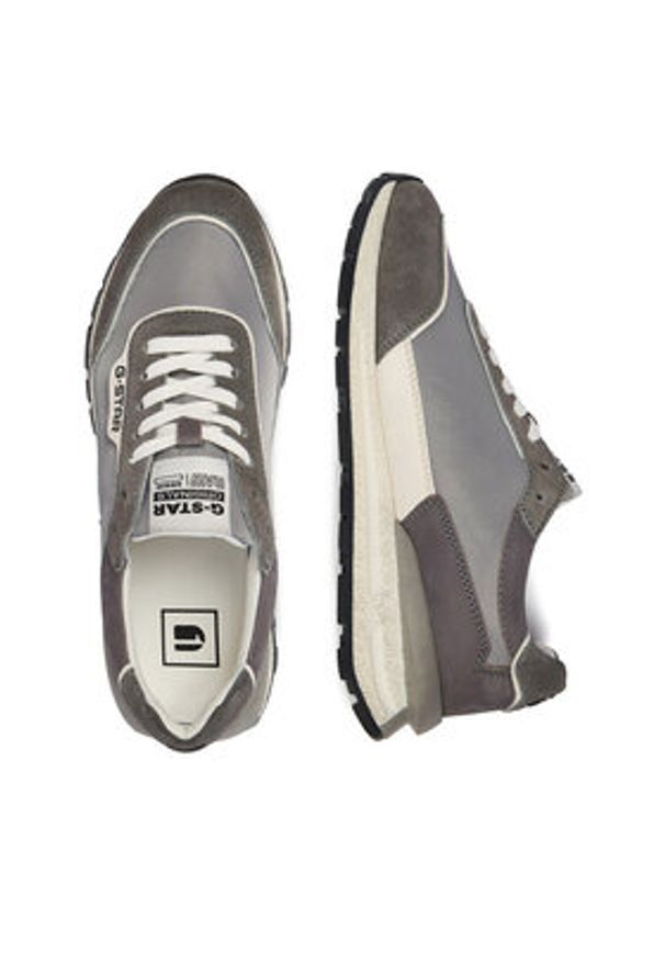 G-Star RAW - G-Star Raw Sneakersy EO-KIOTOII-01 MI08 Szary. Kolor: szary. Materiał: skóra, zamsz