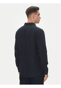 BOSS Koszula 50537381 Granatowy Regular Fit. Kolor: niebieski. Materiał: len #4