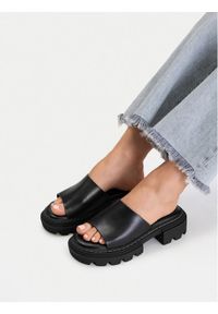 DeeZee Klapki CEO-H3T9820-5 Czarny. Kolor: czarny. Materiał: skóra #1