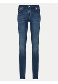 Calvin Klein Jeans Jeansy J20J214098 Granatowy Skinny Fit. Kolor: niebieski