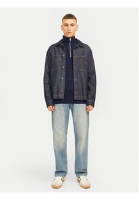 Jack & Jones - Jack&Jones Sweter Perfect 12257773 Granatowy Regular Fit. Kolor: niebieski. Materiał: bawełna, syntetyk #3