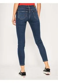 Lee Jeansy Skinny Fit Scarlett L526DUIY Granatowy Skinny Fit. Kolor: niebieski. Materiał: jeans #5