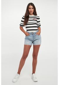 Twinset Milano - Sweter damski z kaszmirem TWINSET. Materiał: kaszmir