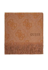Guess Szalik AM9562 POL03 Beżowy. Kolor: beżowy. Materiał: poliester, materiał