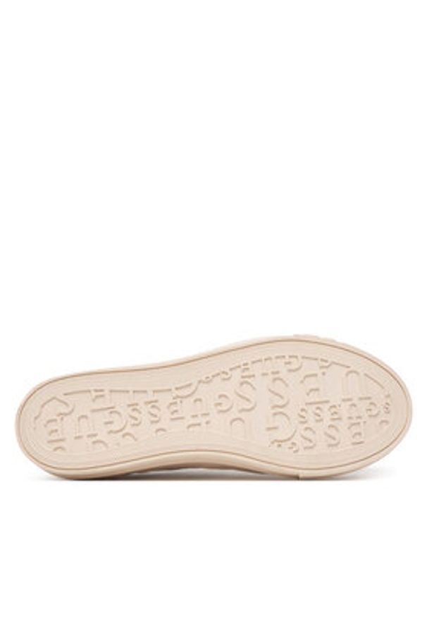 Guess Trampki FLPISS FAL12 Beżowy. Kolor: beżowy. Materiał: materiał