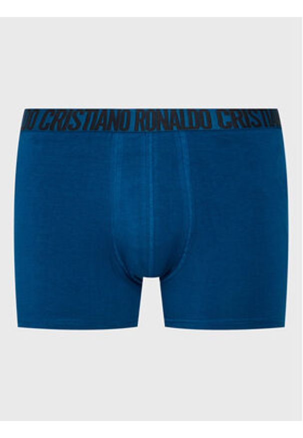 Cristiano Ronaldo CR7 Komplet 3 par bokserek Basic 8100-49 Kolorowy. Materiał: bawełna. Wzór: kolorowy