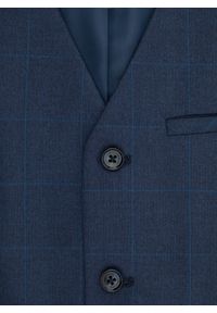 Pako Lorente - PAKO LORENTE – Granatowa kamizelka męska w kratę. Kolor: niebieski #2