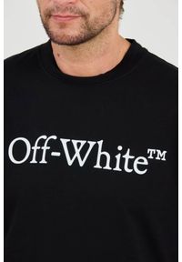OFF-WHITE Czarny męski t-shirt Big Bookish Skate, Rozmiar M. Kolor: czarny