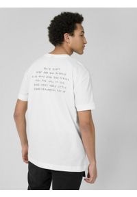 outhorn - T-shirt z nadrukiem męski. Okazja: na co dzień. Materiał: jersey, bawełna. Wzór: nadruk. Styl: casual #8