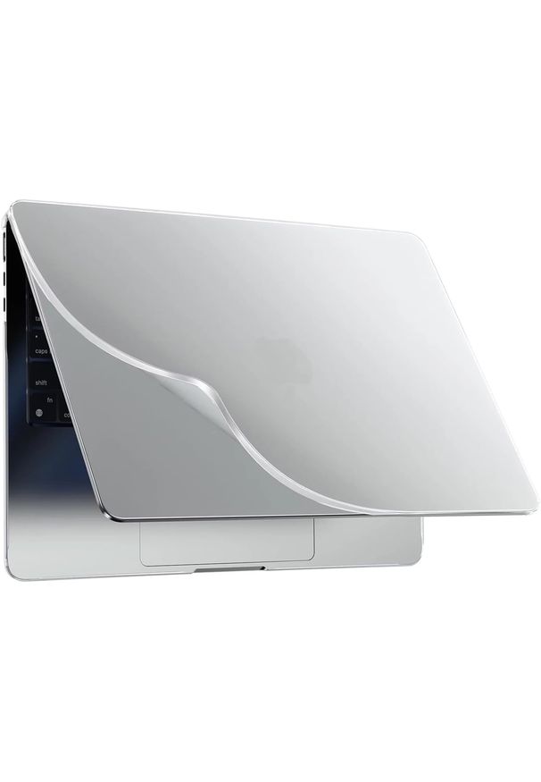 Etui ochronne do Apple Macbook Air 15 M2/M3/M4 2023/2024/2025 Alogy AirGuard Elastyczna obudowa Matowa Przezroczysta Biel