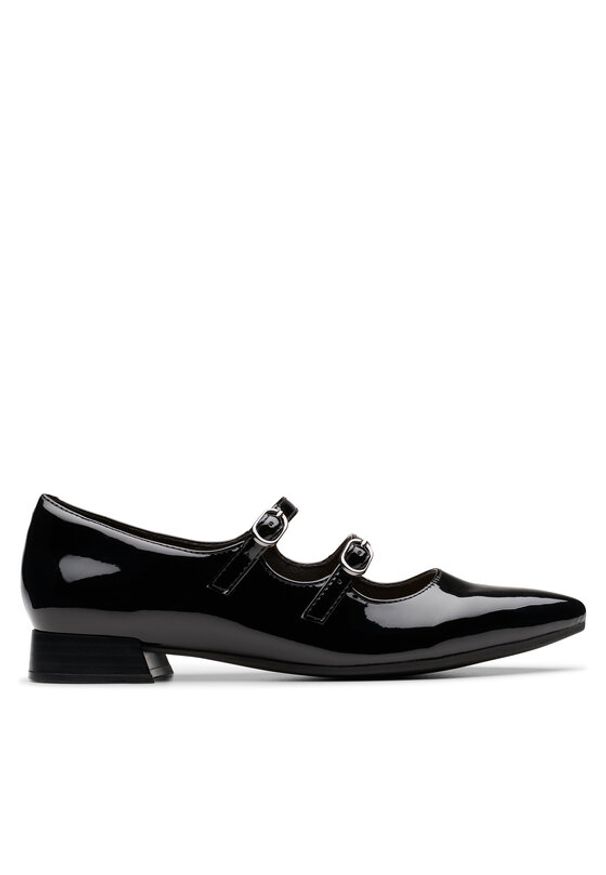 Clarks Półbuty Natalyn Lane 26181930 Czarny. Kolor: czarny. Materiał: skóra