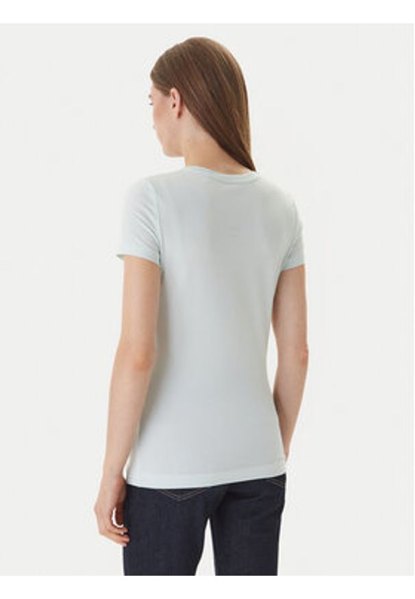 Guess T-Shirt W5GI04 J1314 Zielony Slim Fit. Kolor: zielony. Materiał: bawełna