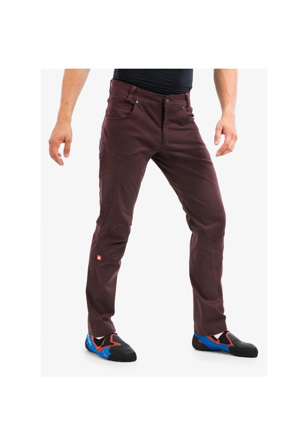 OCUN - Spodnie wspinaczkowe męskie Ocun Cronos Pants. Kolor: brązowy