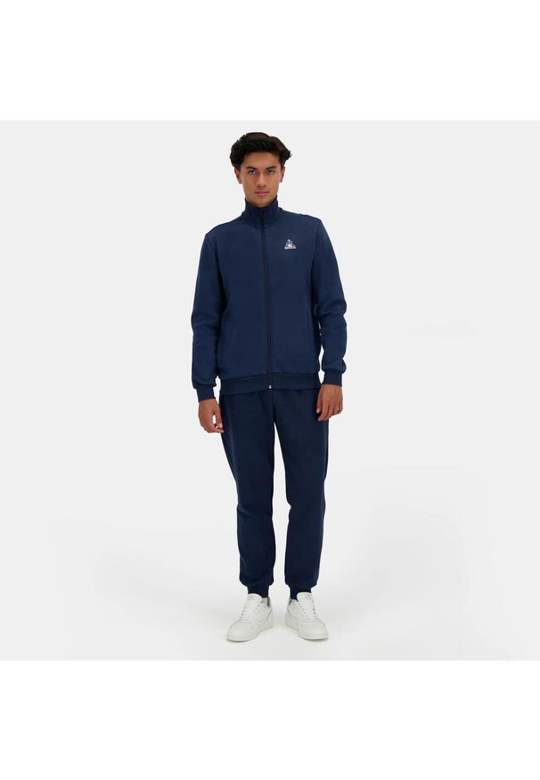 Bluza z pełnym zamkiem błyskawicznym Le Coq Sportif Essential N°1. Kolor: niebieski