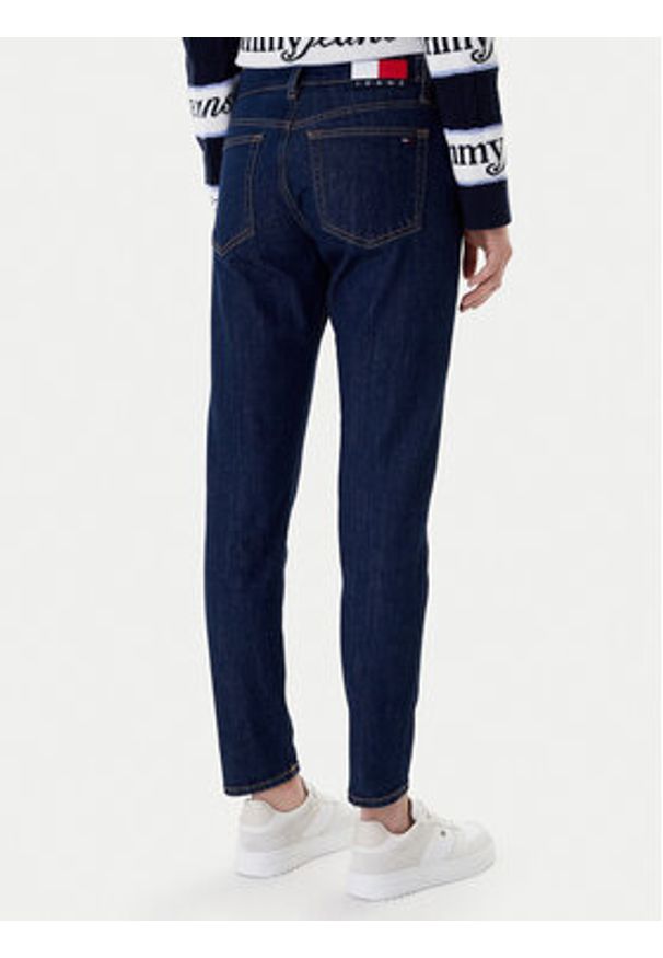 Tommy Jeans Jeansy Lucy DW0DW22432 Granatowy Slim Fit. Kolor: niebieski