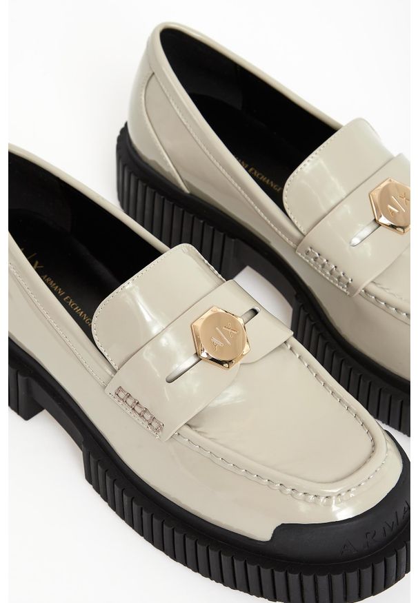Armani Exchange - Loafersy damskie ARMANI EXCHANGE
