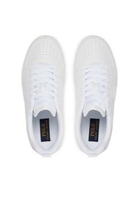 Polo Ralph Lauren Sneakersy RL00600110 J Biały. Kolor: biały. Materiał: skóra #4