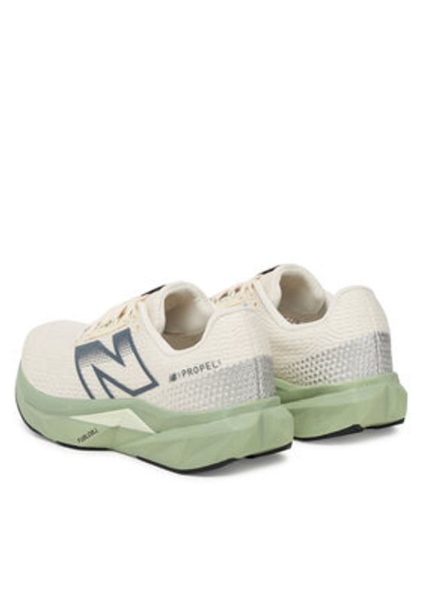 New Balance Buty do biegania FuelCell Propel V5 MFCPRCA5 Écru. Materiał: materiał