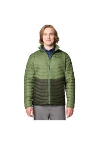 columbia - Kurtka sportowa męska Westridge Down Jacket. Kolor: zielony. Materiał: poliester