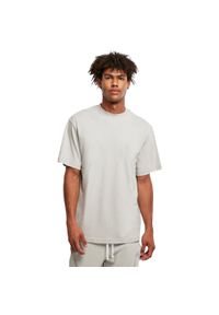 Urban Classics - Koszulka Męska Gładka Taliowana. Kolor: szary. Wzór: gładki #1