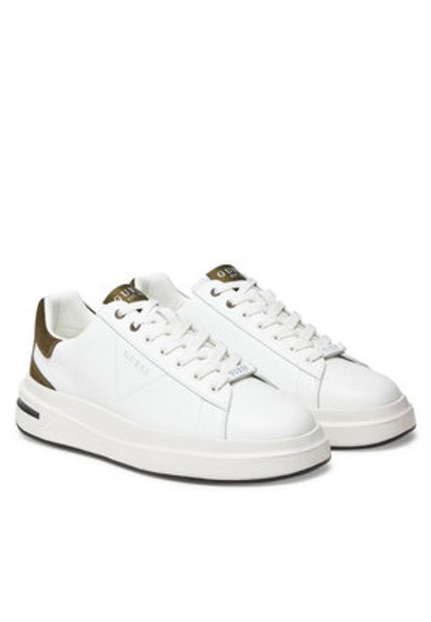 Guess Sneakersy FMTLBA LEL12 Biały. Kolor: biały. Materiał: skóra
