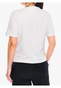 MONS ROYALE - Koszulka bawełniana damska Mons Royale Yonder Merino Organic Cotton T-Shirt. Kolor: biały. Materiał: bawełna