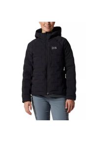 MOUNTAIN HARDWEAR - Kurtka puchowa damska Mountain Hardwear Stretchdown Hoody. Kolor: czarny. Materiał: puch. Sport: turystyka piesza #1