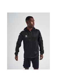 Bluza sportowa męska Hummel Zip. Kolor: wielokolorowy, biały, czarny. Materiał: polar. Sport: piłka ręczna #1