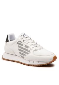 Sneakersy EA7 Emporio Armani X8X114 XK270 D611 White/Black. Kolor: biały. Materiał: materiał