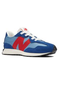 Buty dziecięce New Balance PH327VD – niebieskie. Okazja: na co dzień. Kolor: niebieski. Materiał: zamsz, guma, skóra. Szerokość cholewki: normalna #4