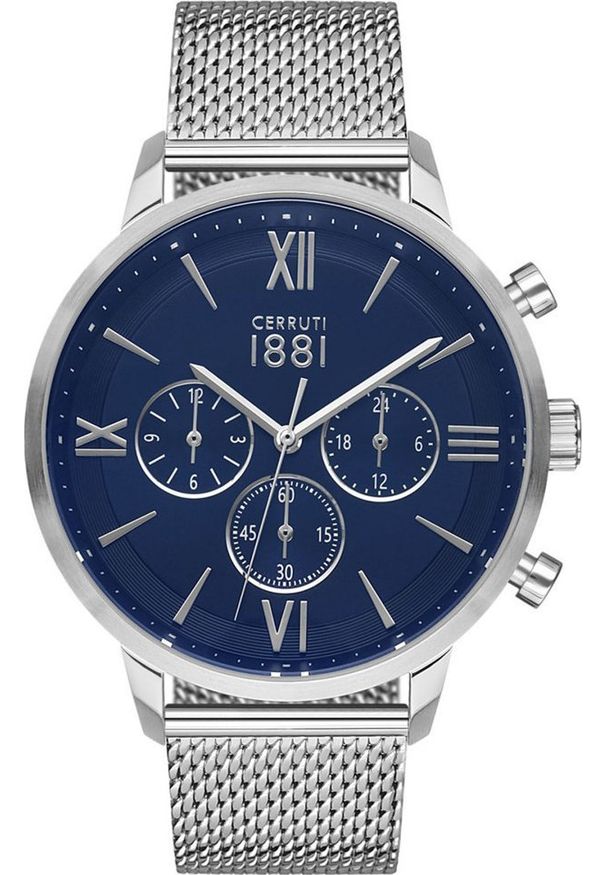 Zegarek Cerruti 1881 Zegarek męski Cerruti 1881 CRA23405 srebrny. Kolor: srebrny