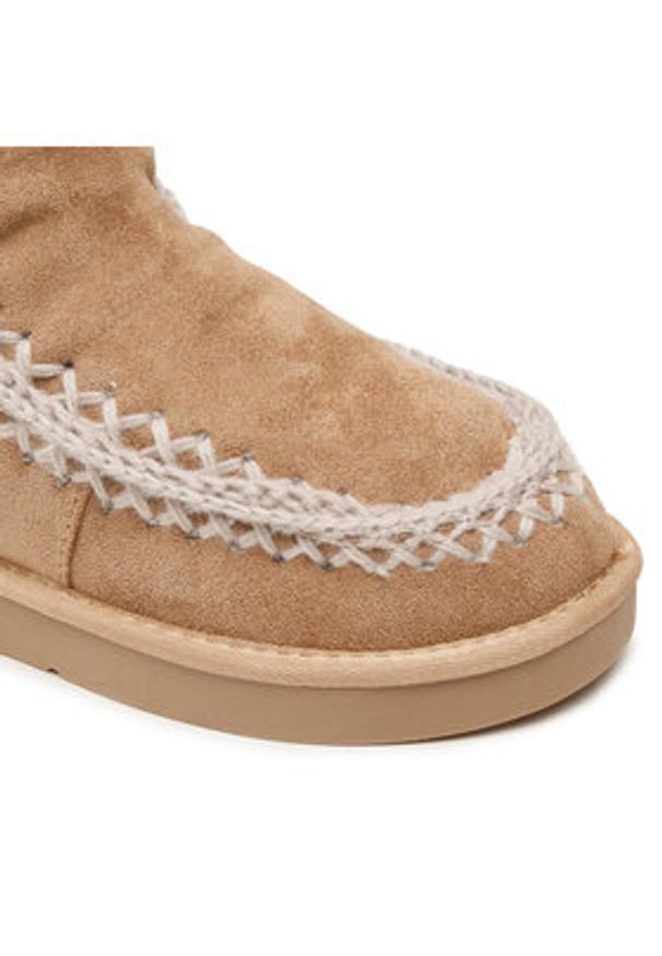 Jenny Fairy Śniegowce WS050101-03 Beżowy. Kolor: beżowy. Materiał: materiał