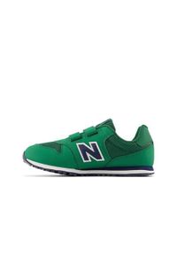 Buty do chodzenia dla dzieci New Balance 500. Zapięcie: rzepy. Kolor: zielony, niebieski, wielokolorowy. Materiał: zamsz, syntetyk, materiał. Szerokość cholewki: normalna. Sport: turystyka piesza